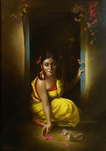 oil on canvas painting titled The Spring