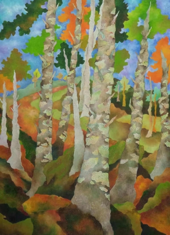 Oil on Canvas painting titled Mother Earth